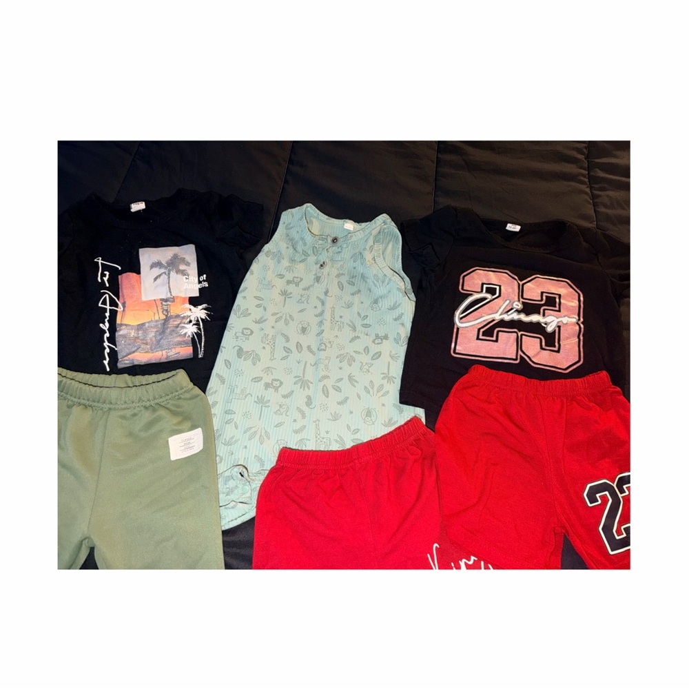 Toddler Boys Size 12 Month 6 Piece Daytime Play Clothing Bundle